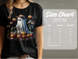 Spooky Gardener T Shirt, Ghost Pumpkin Patch Tee, Halloween T Shirt, Cute Ghost Design, Fall Apparel, Autumn T Shirt, Harvest Season Top thumbnail 6