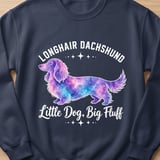 Longhair Dachshund Big Fluff Tee thumbnail 6