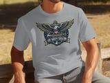 US Navy Sailor T-Shirt, Patriotic Military Tee, US Navy Veteran Gift, Eagle Anchor United States Navy Pride Shirt, Deployment Welcome Home thumbnail 1