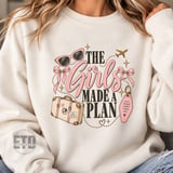 Girls Trip PNG, The Girls Made A Plan Travel Sublimation Design, Retro Vacation Bachelorette Party Shirt PNG Graphic thumbnail 19