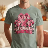 Faux Patchwork Stronger Together Tee thumbnail 17