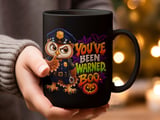 You've Been Warned Boo Police Owl Mug thumbnail 13