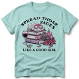 Spread Those Pages Like A Good Girl Tee thumbnail 15