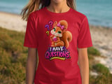I Have Questions Sally the Squirrel Tee thumbnail 8