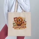 Golden Retriever Fall Sweatshirt, Leaves and Paws Vintage Dog Hoodie, Autumn Dog Mom Crewneck, Cozy Pumpkin Pet Lover Tote Bag Gift thumbnail 19