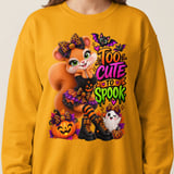Too Cute To Spook Sally the Squirrel Sweatshirt thumbnail 2