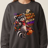 Trick or Treat Randy the Raccoon Sweatshirt thumbnail 12