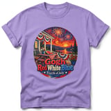 Gogh Red White Blue ~ Comfort Colors Premium Tee thumbnail 6