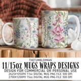Whimsical Foxglove Digital Art Size Bundle Png thumbnail 4