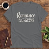 Romance Is My Writing Language Softstyle Tee thumbnail 3