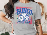 Bunco Social Club: Roll & Connect T-Shirt thumbnail 1