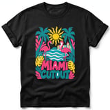 Miami Cutout ~ Comfort Colors Premium Tee thumbnail 1