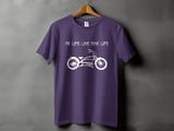 No Life Like Bike Life | Stretch Chopper Cruiser Shirt thumbnail 5