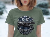 C-17 Globemaster III Air Force T-Shirt, US Military Aviation Tee, Veteran Gift, Proud Airman Shirt, Patriotic Military Apparel thumbnail 4