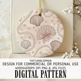 Coquette Pearl & Seashell Digital Pattern Size Bundle Png thumbnail 3