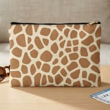 Giraffe Print Laptop Sleeve, Aesthetic Animal Spots Padded Computer Case, Cute Safari Accessory Pouch for Her thumbnail 12