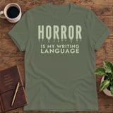Horror Is My Writing Language Softstyle Tee thumbnail 8