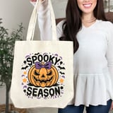 Spooky Season Pumpkin Tote Bag thumbnail 9
