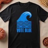 Vote Blue Wave Tee & Sweatshirts thumbnail 5