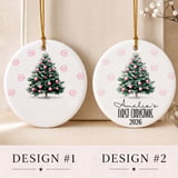 Pink Christmas Tree Ornament Digital thumbnail 2