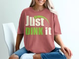 Pickleball Comfort Colors Shirt, Just DINK It, Vintage Graphic Tee Retro Court Player Outfit and Dinker Gift Top thumbnail 7