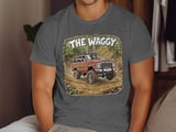 Grand Wagoneer T-Shirt, Jeep Wagoneer Shirt, The Waggy Tee, 4x4 Offroad Shirt, Classic Car Tee, SUV Apparel, Vintage Car Lover Gift thumbnail 5
