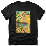 Gogh Beach ~ Comfort Colors Premium Tee thumbnail 1