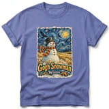 Gogh Snowman ~ Comfort Colors Premium Tee thumbnail 10