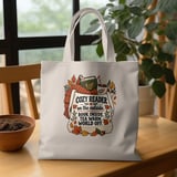 Cozy Reader Tote Bag thumbnail 1