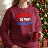 Register To Vote Your Voice Matters Tee & Sweatshirts thumbnail 12