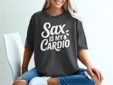 Sax IS MY Cardio Graphic Tee thumbnail 1