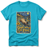 Gogh With the Flow ~ Comfort Colors Premium Tee thumbnail 5