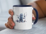 Halloween Mug, Ghost Mug, Spooky Season, Cute Ghost, Makeup Ghost, Halloween Gifts, Spooky Mug, Gift for Her, Fall Mug thumbnail 4