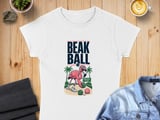 Funny Bocce Ball Flamingo T-Shirt | Retro Beak Ball Player Tee | Vintage Summer Beach Sports Gift Idea thumbnail 5