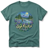 Gogh Fly Fish ~ Comfort Colors Premium Tee thumbnail 8