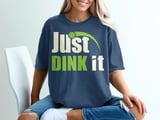 Pickleball Comfort Colors Shirt, Just DINK It, Vintage Graphic Tee Retro Court Player Outfit and Dinker Gift Top thumbnail 4