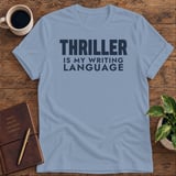 Thriller Is My Writing Language Softstyle Tee thumbnail 7