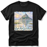 Gogh Mont Saint-Michel ~ Comfort Colors Premium Tee thumbnail 1