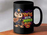 You've Been Warned Boo Police Owl Mug thumbnail 14