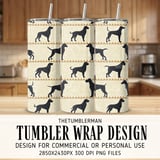 Abstract Canine Silhouettes Digital Design Size Bundle Png thumbnail 1