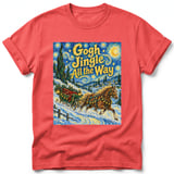 Gogh Jingle All the Way ~ Comfort Colors Premium Tee thumbnail 3