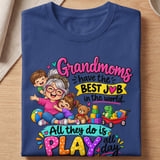 Grandmoms Best Job Tee thumbnail 7
