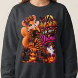 Halloween Drama Sally the Squirrel Sweatshirt thumbnail 5