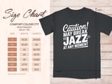 Caution! May Break Into Jazz Graphic Tee thumbnail 7