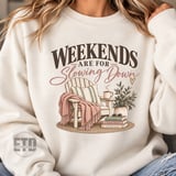 Weekends Are For Slowing Down PNG, Cozy Book Lover Sublimation, Weekend Chill Graphic, Hygge Homebody Shirt Design, Slow Living Clipart thumbnail 19