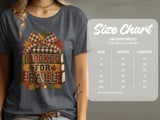 Booked for Fall Tee or Sweatshirt, Faux Patchwork Design thumbnail 9