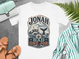 Jonah Had One Job T-Shirt, Funny Christian Humor Tee, Vintage Bible Story Apparel, Religious Faith Nautical Graphic Shirt Gift thumbnail 9