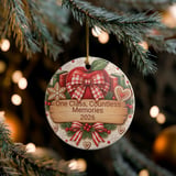 Teacher Christmas Ornament 2026, One Class Countless Memories School Keepsake, Apple Book Gingerbread Tree Decor, Holiday Gift for Educator thumbnail 6