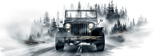 40oz Tumbler Wrap Vintage Jeep PNG, Misty Mountain Forest Adventure Digital Design, Rustic Car Graphic Sublimation Tumbler File thumbnail 14