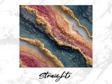 20 oz Geode Tumbler Wrap Sublimation Design, Pink Blue Gold, Straight and Tapered, Digital Download, Sparkle Tumbler, Tumbler Design thumbnail 3